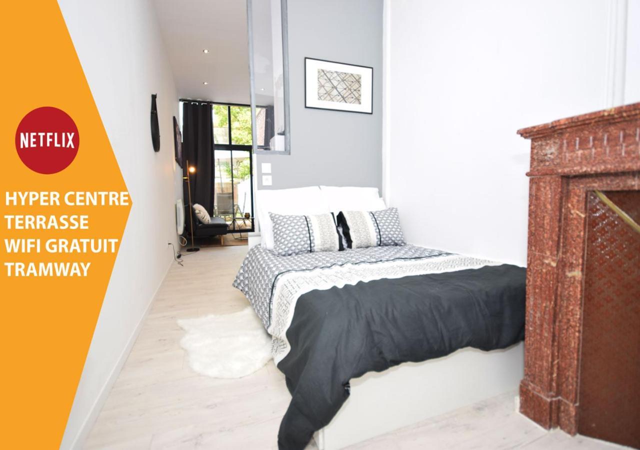 Hyper Centre Valenciennes - Wifi - Terrasse - Tramway - Lerelaisdodile2 아파트 외부 사진